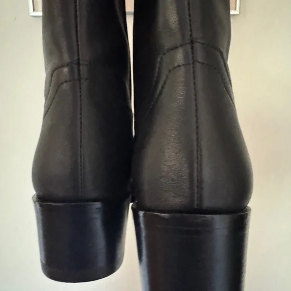 Quince Italian leather tall western boots - Picture 5 of 6